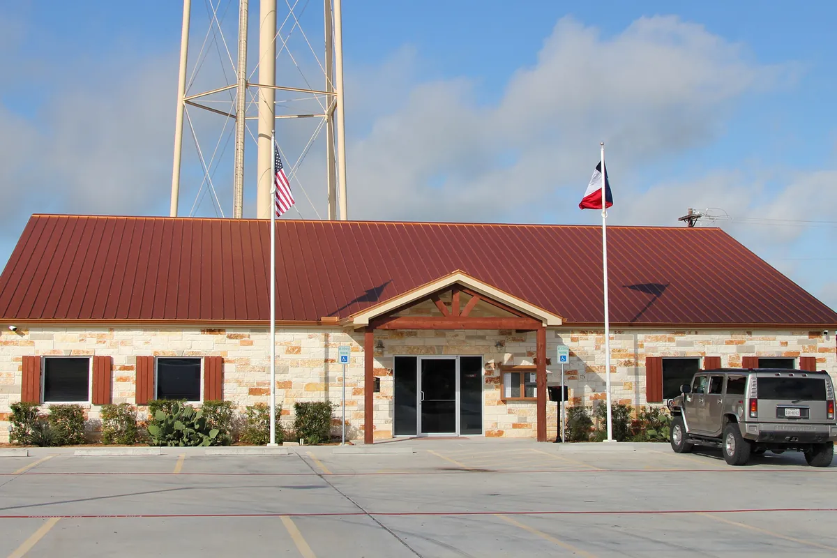 The exterior of City Hall of Jarrell, Texas